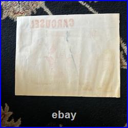 VNTG Feb. 16,1956 CAROUSEL Premiere Movie Poster Signed By Shirley Jones