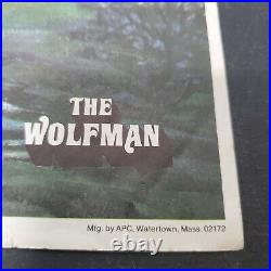 VTG 1975 The Wolfman Glow In The Dark Poster Universal City Studios Post Cereal