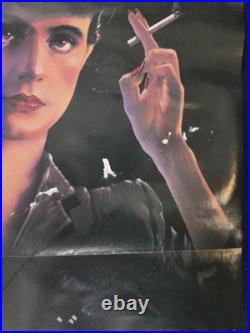 VTG 1982 Harrison Ford BLADE RUNNER Original Folded Movie Poster 27x41 RARE