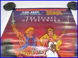 VTG 1985 He-Man and She-Ra In the Secret of the Sword Movie Poster Promo