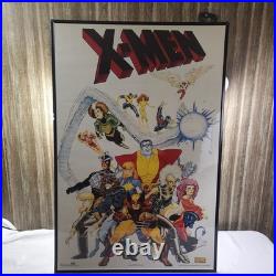 VTG 1987 Original 23X35 Poster X-Men OOP Marvel Entertainment Art Arthur Adams