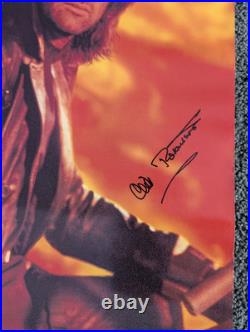 VTG 1996 ESCAPE FROM LA Kurt Russell Theatre Movie Poster signed Clff Robertson