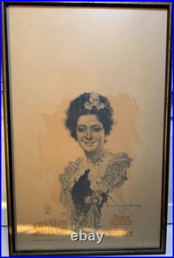 VTG 56 Frankie And Johnnie Movie Poster Republic Pictures Howard Chandler Christ