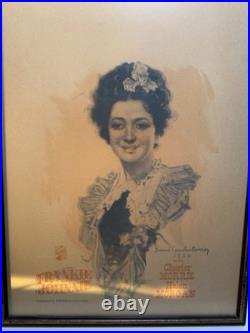 VTG 56 Frankie And Johnnie Movie Poster Republic Pictures Howard Chandler Christ