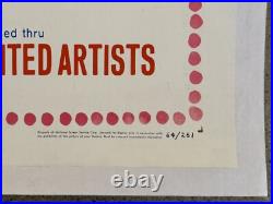 VTG A Hard Day's Night Movie Poster The Beatles RARE 1 SHEET 1964 LINEN BACKED