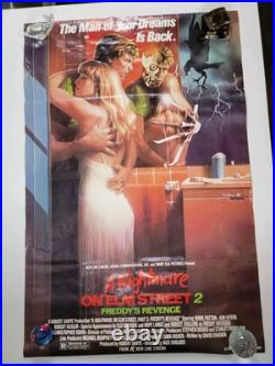 VTG A NIGHTMARE ON ELM STREET 2 FREDDY'S REVENGE Original 27x41 Movie Poster