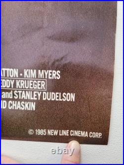 VTG A NIGHTMARE ON ELM STREET 2 FREDDY'S REVENGE Original 27x41 Movie Poster