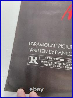 VTG April Fools Day Horror Movie Poster Original 1986 27x41 Slasher ROLLED