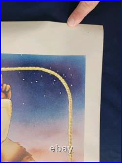 VTG BLAZING SADDLES ORIGINAL 1 SHEET MOVIE POSTER FOLDED 27 x 41 VGUC 1974