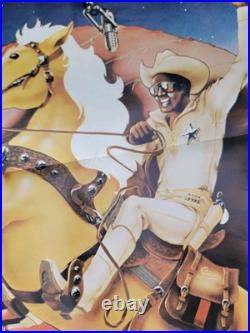 VTG BLAZING SADDLES ORIGINAL 1 SHEET MOVIE POSTER FOLDED 27 x 41 VGUC 1974