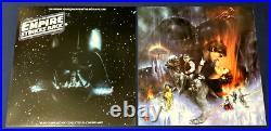 VTG Orig 1980 Star Wars The Empire Strikes Back 12x12 Promo Soundtrack Posters