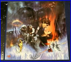 VTG Orig 1980 Star Wars The Empire Strikes Back 12x12 Promo Soundtrack Posters