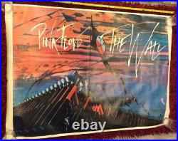 VTG Orig. Pink Floyd The Wall Movie Promo Subway Poster 38x54 Marching Hammers