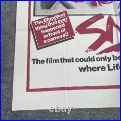 VTG Original 1976 SNUFF Horror Movie Poster 27x41 Grindhouse Exploitation Cult