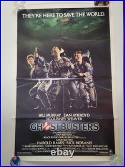 VTG Original 1984 GHOSTBUSTERS 27x41 Movie Poster VGUC