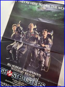 VTG Original 1984 GHOSTBUSTERS 27x41 Movie Poster VGUC