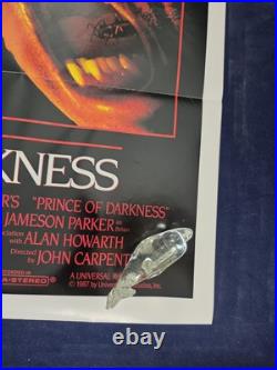 VTG PRINCE OF DARKNESS ORIGINAL 27x41 MOVIE POSTER JOHN CARPENTER 1987 Horror