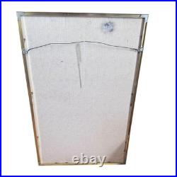 VTG Peter Pan Disney Theater Display Sign Ad Heavy Stock Poster Framed Retail