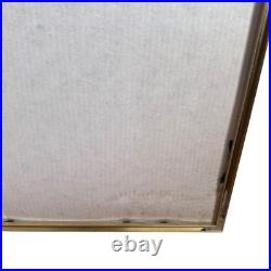 VTG Peter Pan Disney Theater Display Sign Ad Heavy Stock Poster Framed Retail