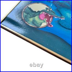 VTG Peter Pan Disney Theater Display Sign Ad Heavy Stock Poster Framed Retail