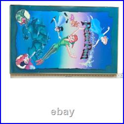 VTG Peter Pan Disney Theater Display Sign Ad Heavy Stock Poster Framed Retail