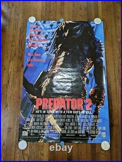 VTG Predator 2 Poster 1990 HTF size 66x44