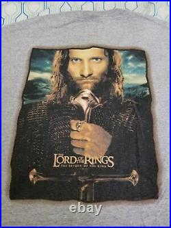 VTG The Lord of the Rings The Return of the King Movie T Shirt Poster Large