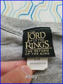 VTG The Lord of the Rings The Return of the King Movie T Shirt Poster Large