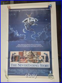 VTG The NeverEnding Story (1984) Original Movie Poster 27x41 EXCELLENT