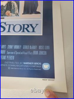 VTG The NeverEnding Story (1984) Original Movie Poster 27x41 EXCELLENT