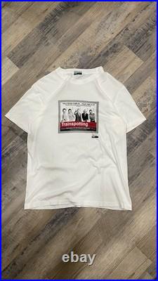 VTG Trainspotting Paul Smith sz Medium/Small Tee Shirt Movie Promo Poster 90s