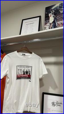 VTG Trainspotting Paul Smith sz Medium/Small Tee Shirt Movie Promo Poster 90s