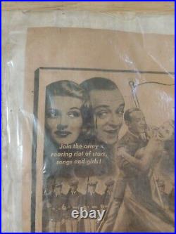 VTG You'll Never Get Rich 1941 Movie Poster