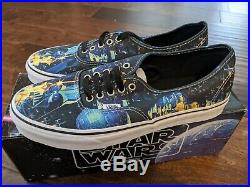 Vans Star Wars x Authentic A New Hope Movie Poster NEW RARE Vintage Mens 10.5