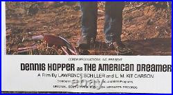 Very Rare 1971 Dennis Hopper The American Dreamer Movie Poster