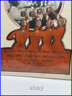 Vintage 1927 Movie Poster The Student Prince In Old Heidelberg Novarro Shearer