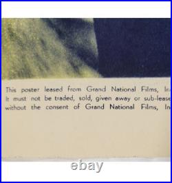 Vintage 1938 International Crime 1 Sheet Original Movie Poster 41x27 Very Rare