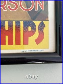 Vintage 1939 Goodbye Mr Chips Belgian Movie Poster Framed Robert Donat