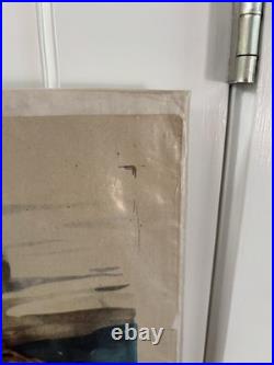 Vintage 1940s Morgan Lithograph Original Movie Poster Wild Bill Elliott