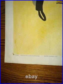 Vintage 1952 Travel Quiz Movie Poster MGM Pete Smith Specialty, Classic Cartoon