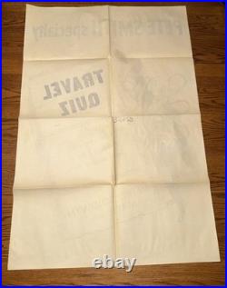 Vintage 1952 Travel Quiz Movie Poster MGM Pete Smith Specialty, Classic Cartoon