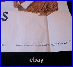 Vintage 1957 Escape From San Quentin 3-Sheet Movie Poster 3SH Desmond