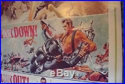 Vintage 1960s James Bond Thunderball English Movie Poster! 59 1/2 x 40! RARE