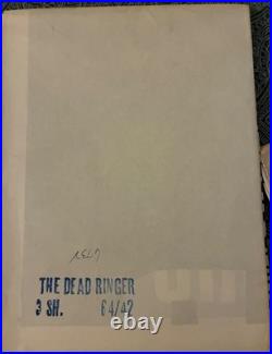 Vintage 1964 DEAD RINGER 3-Sheet Movie Poster Bette Davis Horror Skull Art 64/42