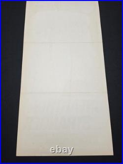 Vintage-1964 Unearthly Stranger Movie Poster Insert 14x36 Numbered 64/174