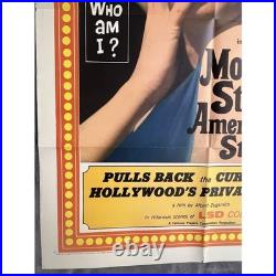 Vintage 1966 1 Sheet Movie Star American Style Movie Poster 27 X 41