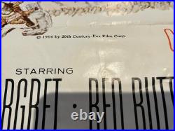 Vintage 1966 Original Numbered One Sheet Film Poster For The Movie Stagecoach