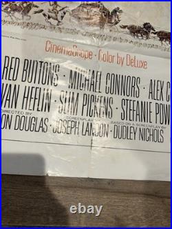 Vintage 1966 Original Numbered One Sheet Film Poster For The Movie Stagecoach