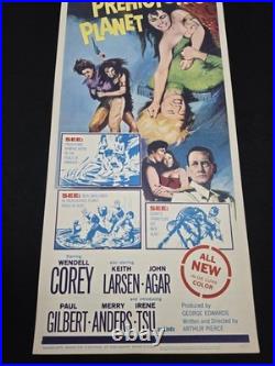 Vintage-1966 Women of the Prehistoric Planet Original Movie Poster Insert 14x36