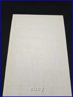 Vintage-1966 Women of the Prehistoric Planet Original Movie Poster Insert 14x36